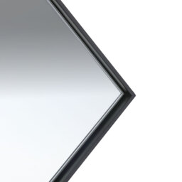 Wide Indoor and Outdoor Mirror Black - The Port. Co Gallery - Wilko - thumbnail 4