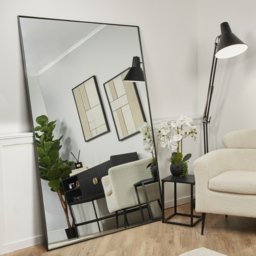 Wide Indoor and Outdoor Mirror Black - The Port. Co Gallery - Wilko - thumbnail 5