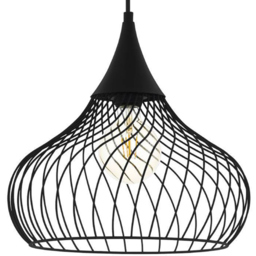 EGLO Staverton Black Teardrop Pendant Light - Size: 36.5 x 36.5 x 110.0cm - Wilko - thumbnail 4