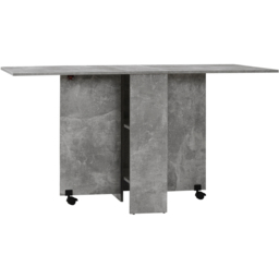 Portland Drop Leaf Dining Table Cement Grey - Size: 4 Seater - Wilko - thumbnail 3