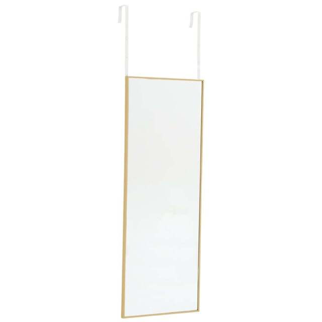Living and Home Gold Frame Over Door Full Length Mirror 28 x 118cm - Size: 118 x 28cm - Wilko - image 1