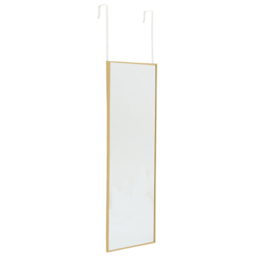 Living and Home Gold Frame Over Door Full Length Mirror 28 x 118cm - Size: 118 x 28cm - Wilko - thumbnail 4