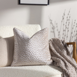 Hoem Arvo Feather Woven Fringed Throw 130 x 180cm - Size: 180 x 130cm - Grey - Wilko - thumbnail 7