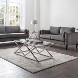 Julian Bowen Hayward 2 Seater Grey Chenille Sofa - Wilko - thumbnail 7