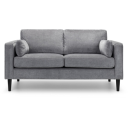 Julian Bowen Hayward 2 Seater Grey Chenille Sofa - Wilko - thumbnail 4