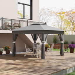 Outsunny 3 x 3m Grey Solar LED Pop Up Gazebo - Wilko - thumbnail 5