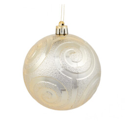 Set of 16 Champagne BaublesChampagne - Blushing Ballroom - Wilko - thumbnail 4