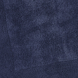 Allure Bath Fashions Elegance Navy Reversible Square Bath Mat 55 x 55cm - Size: 53 x 55cm - Blue - Wilko - thumbnail 5