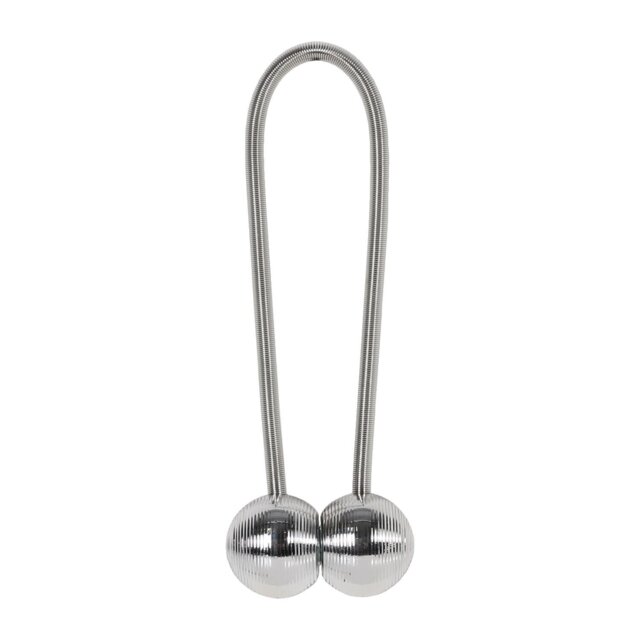 Trends Chrome Ball Magnetic Curtain Tie Back - Trend Blinds - Wilko - image 1