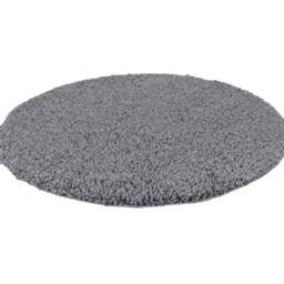 Desire Rugs Oxford Dark Grey Plain Round Shaggy Rug 120 x 120cm - Wilko - thumbnail 1