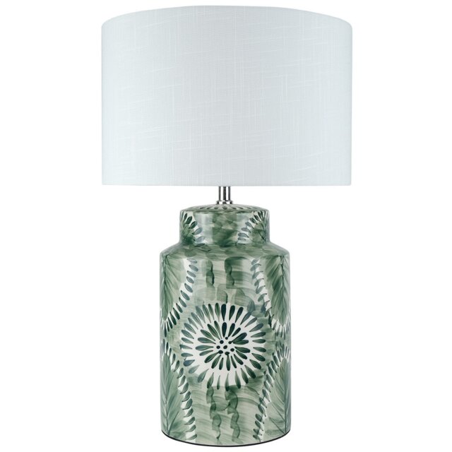 Shaylee Table Lamp - Green - Wilko - image 1