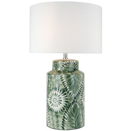 Shaylee Table Lamp - Green - Wilko - thumbnail 4