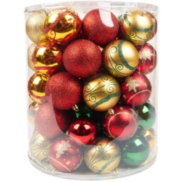 Set of 70 Sleigh Bells Ring Bauble Drum - Wilko - thumbnail 1