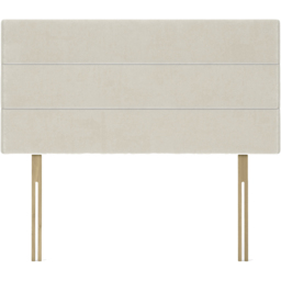 Bedmaster Super King Cream Naples Velvet Milan Lined Headboard - Wilko - thumbnail 3