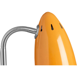 Premier Housewares Orange Gloss Desk Lamp - Size: 13 x 13 x 37cm - Wilko - thumbnail 5