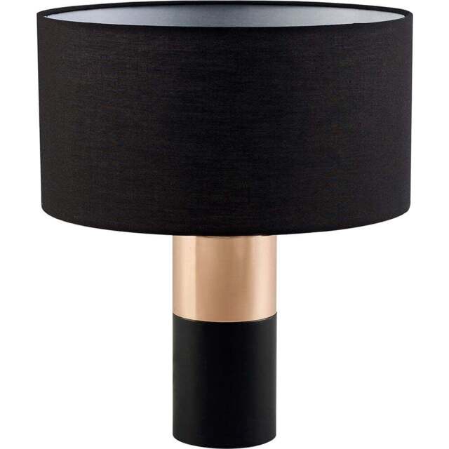 Teamson Home Ayden Black and Brass Finish Table Lamp - Size: 38.7 x 34.3 x 34.3cm - Wilko - image 1