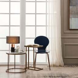 Teamson Home Ayden Black and Brass Finish Table Lamp - Size: 38.7 x 34.3 x 34.3cm - Wilko - thumbnail 3