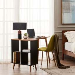 Teamson Home Ayden Black and Brass Finish Table Lamp - Size: 38.7 x 34.3 x 34.3cm - Wilko - thumbnail 5