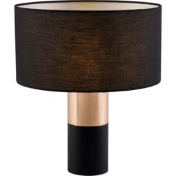 Teamson Home Ayden Black and Brass Finish Table Lamp - Size: 38.7 x 34.3 x 34.3cm - Wilko - thumbnail 4