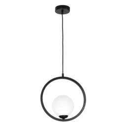 Milagro Boston Black Pendant Lamp 230V - Size: 14 x 30 x 100cm - Wilko - thumbnail 1