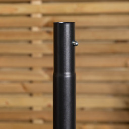 Samuel Alexander 2.7m Black Havana Garden Patio Parasol with Crank Handle and Cover - Wilko - thumbnail 7
