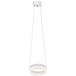 Milagro Ring White LED Pendant Lamp 230V - Size: 20 x 20 x 90cm - Wilko