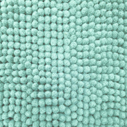 Allure Bath Fashions Duck Egg Chenille Bobble Non Slip Bath Mat 50 x 80cm - Size: 50 x 80 x 1cm - Blue - Wilko - thumbnail 5
