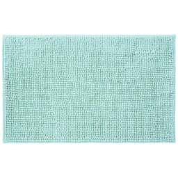 Allure Bath Fashions Duck Egg Chenille Bobble Non Slip Bath Mat 50 x 80cm - Size: 50 x 80 x 1cm - Blue - Wilko - thumbnail 1