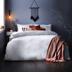 furn. Ghost Super King White Duvet Set - Wilko - thumbnail 5