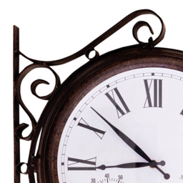St Helens Double Sided Garden Clock with Thermometer and Hygrometer 49.5cm - Size: 50cm - Wilko - thumbnail 5
