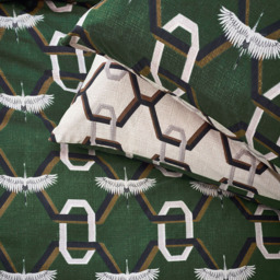 furn. Avalon King Size Green Duvet Set - Wilko - thumbnail 3