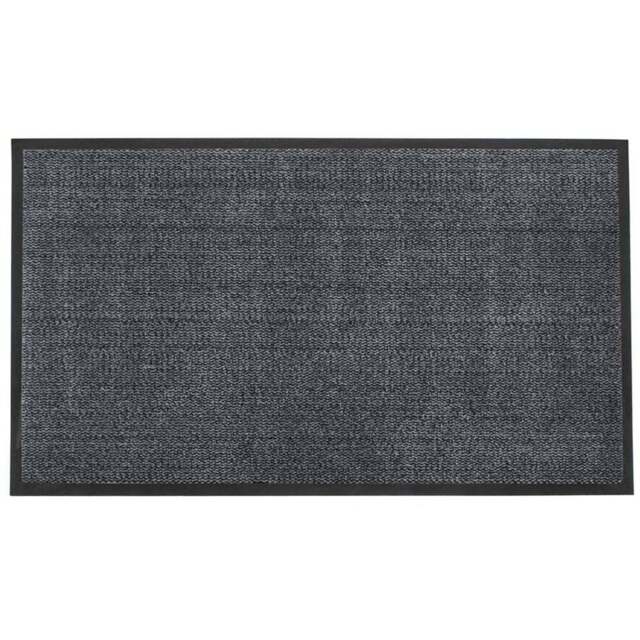 JVL Commodore Doormat 80 x 140cm - Grey - JVL Homewares - Wilko - image 1