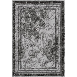 Desire Rugs Obsidian Grey Abstract Frame Rug 200 x 290cm - Size: 290 x 200 x 0.8cm - Wilko - thumbnail 1