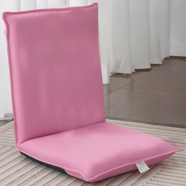 Costway Pink Reclining Folding Floor Chair - Size: Single - Wilko - image 1