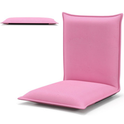Costway Pink Reclining Folding Floor Chair - Size: Single - Wilko - thumbnail 3