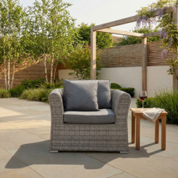 New England Chair - Grey - Malay - Wilko - thumbnail 4