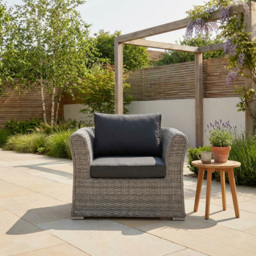 New England Chair - Grey - Malay - Wilko - thumbnail 1