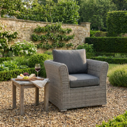 New England Chair - Grey - Malay - Wilko - thumbnail 5
