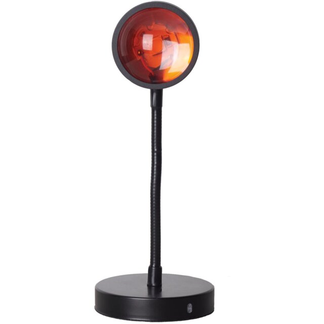 Black Sunset USB Light Kids' Table Lamp - Size: 9 x 25 x 9cm - Wilko - image 1