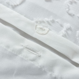 Intimates Astra Super King Size White Tufted Duvet Set - Wilko - thumbnail 4