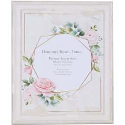 Hembury Rustic Photo Frame 20 x 16 inch - Brown - The Port. Co Gallery - Wilko - thumbnail 1