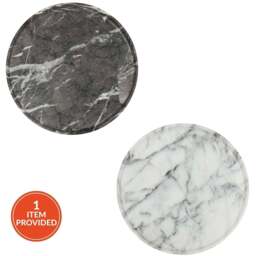 Marble Effect Decorative Tray - Wilko - thumbnail 1