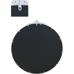 The Crown Silver Metal Wall Mirror 100 x 100cm - MirrorOutlet - Wilko - thumbnail 5