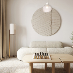 Happy Homewares Spherical Clear Glass Square Diamond Ridges Pendant Shade - Size: 18 x 18 x 18cm - Wilko - thumbnail 3