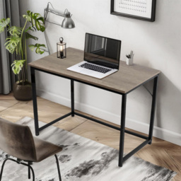House of Home Computer Desk Light Brown and Black - Size: 76 x 100 x 50cm - Multi - Wilko - thumbnail 5