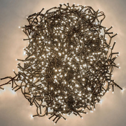 The Christmas Centre 240 Bright White LED Multifunction Green Cable String Light 28m - Size: 1800 x 0.5 x 1cm - Wilko - thumbnail 1