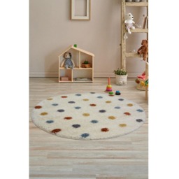 Homemaker Multicolour Spotty Rug 100cm - Size: 100 x 100cm - Wilko - thumbnail 5