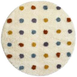 Homemaker Multicolour Spotty Rug 100cm - Size: 100 x 100cm - Wilko - thumbnail 1