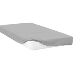 Opus Double Silver Polycotton Fitted Bed Sheet - Wilko