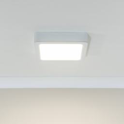 ValueLights Lacey White Square 24W LED Flush Ceiling Light - Wilko - thumbnail 5